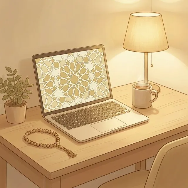 Modern online learning setup for Quran education