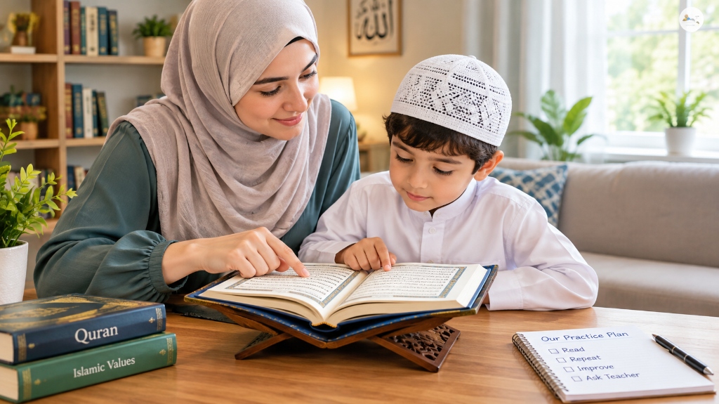 How to Help Your Child Practice Quran at Home